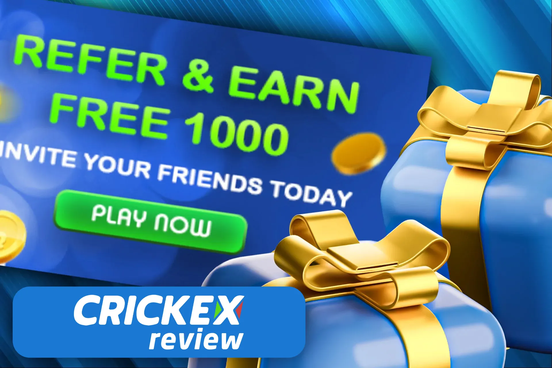 When your friend joins the Crickex community you both get 1000 BDT from Crickex.
