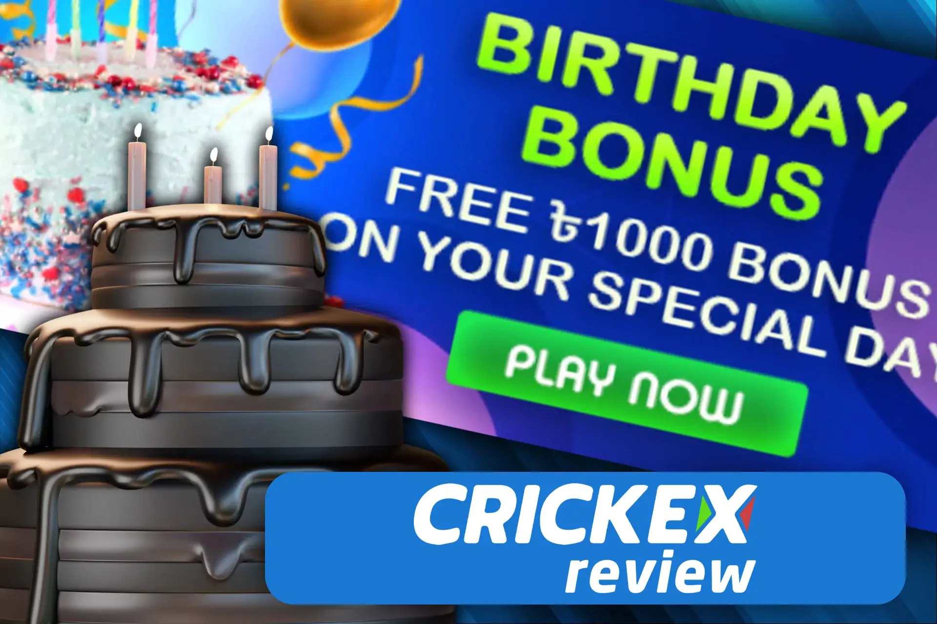 Crickex gives every player 1000 BDT on his birthday.