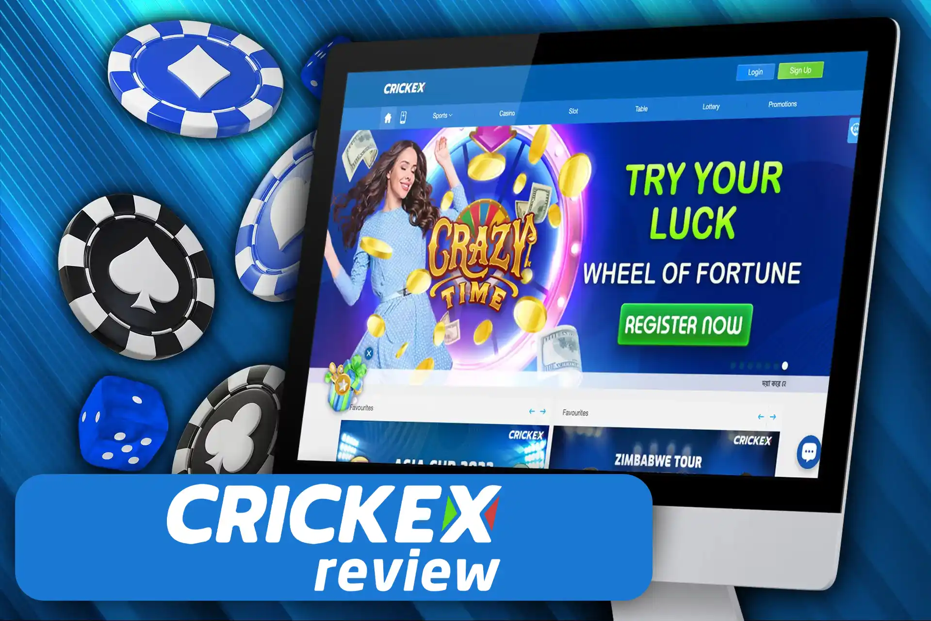 Crickex also has a great desktop version for your PC or laptop.