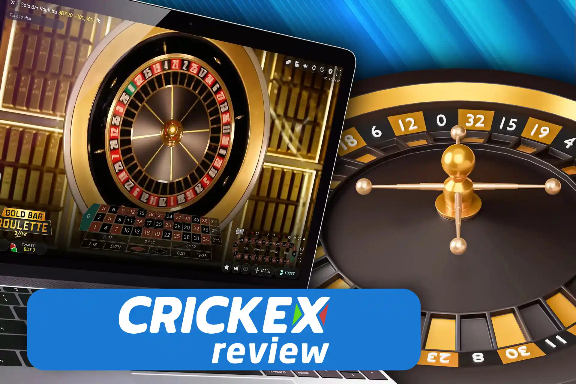 Roulette is one of the most popular casino games at Crickex.
